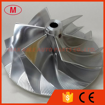 RHF5 49.50/63.80mm 6+6 blades high performance turbo turbocharger aluminum 2618/milling/billet compressor wheel