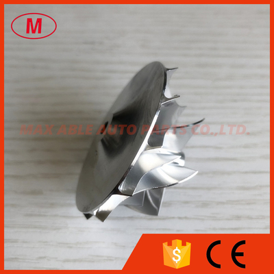GT1249 6+6 blades 36.40/49.00mm performance milling/aluminum 2618/billet compressor wheel