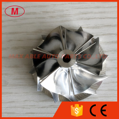 BV40 37.50/46.00mm 6+6 blades high performance Turbo milling/aluminum 2618/billet compressor wheel