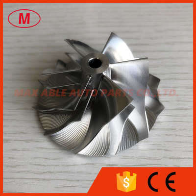 TD04HL 42.00/56.02mm 6+6 blades reverse turbo milling/aluminum 2618/billet compressor wheel for 49477-02003