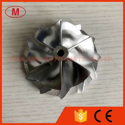 K16 reverse 57.00/71.50mm 6+6 blades high performance Turbo milling/aluminum 2618/billet compressor wheel