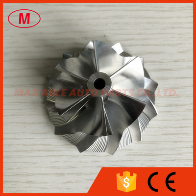 K16 reverse 6+6 blades 45.81/62.00mm turbo milling/aluminum 2618/billet compressor wheel for BMW N55 1853-970-0003/7