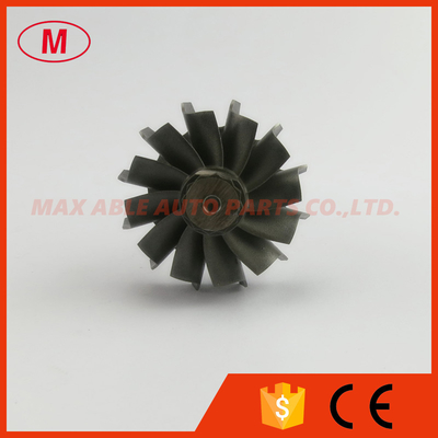 GT1749S 37.35/44.20mm434714-0007 434714-0021 12 blades turbo wheel /turbine shaft wheel for 715843-0001 715924-0001/2/3