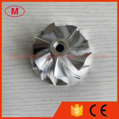 custom 54.00/70.00mm 7+7 blades turbo milling/aluminum 2618/billet compressor wheel