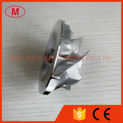 custom 54.00/70.00mm 7+7 blades turbo milling/aluminum 2618/billet compressor wheel