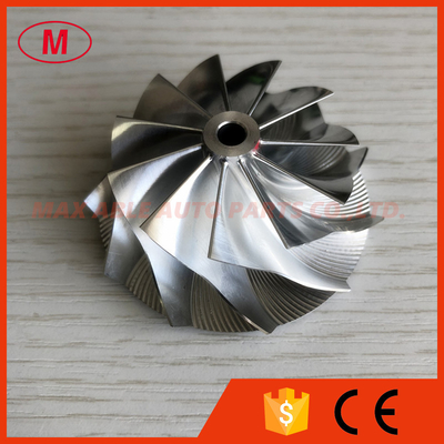 TD04HL 19T 11+0 blades 46.02/58.00mm 49189-X high performance Turbo Billet/milling/aluminum 2618 compressor wheel