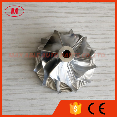 GT25C 6+6 blades 38.69/52.24mm 447449-0010 performance Turbo milling/aluminum 2618/billet compressor wheel for 454110