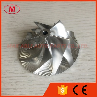 TD04HL 5+5blades reverse 48.30mm/68.00mm high performance turbocharger billet/milling/aluminum 2024 compressor wheel