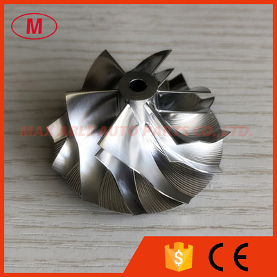 GT15-25 36.30/49.00mm 735492-0002J 11+0 blades turbo milling/aluminum 2618/billet compressor wheel for 757042-0011/0013