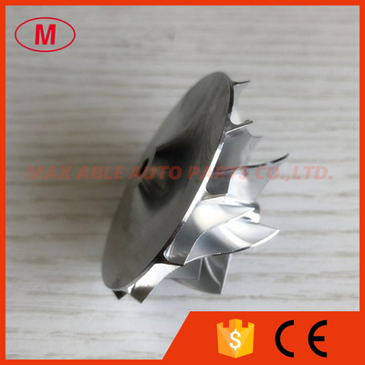 GT15-25 36.30/49.00mm 735492-0002J 11+0 blades turbo milling/aluminum 2618/billet compressor wheel for 757042-0011/0013