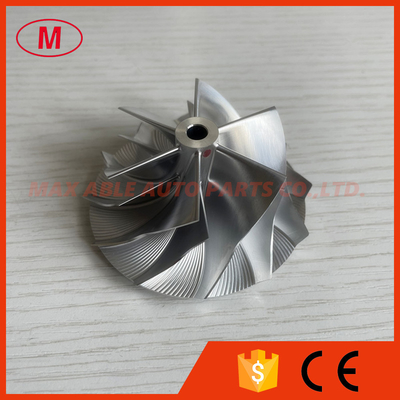 K16 reverse 51.80/68.00mm 6+6 blades turbo milling/alumimun 2618 /billet compressor wheel