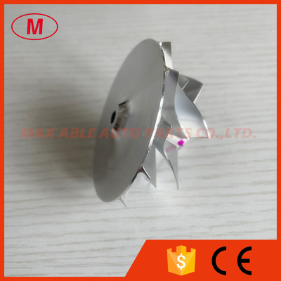 K16 reverse 51.80/68.00mm 6+6 blades turbo milling/alumimun 2618 /billet compressor wheel