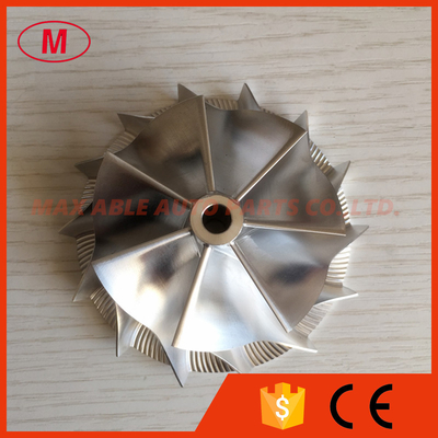 CT26 59.00/76.13mm 7+7 blades high performance Turbocharger milling/aluminum 2618/billet compressor wheel