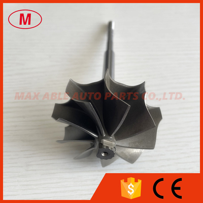 K26 58.8/67.2mm 9 blades 145.5 shaft length 6 degree cutback turbo wheel/ turbine shaft&wheel