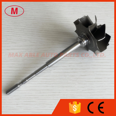 K26 58.8/67.2mm 9 blades 145.5 shaft length 6 degree cutback turbo wheel/ turbine shaft&wheel