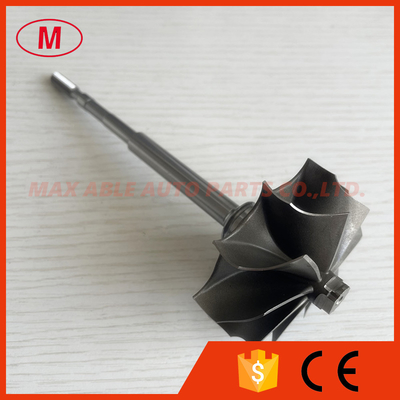 K26 58.8/67.2mm 9 blades 145.5 shaft length 6 degree cutback turbo wheel/ turbine shaft&wheel