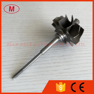 TD04HL 45.65/52mm 5+5 blades 97mm shaft length turbo wheel/ turbine shaft&wheel