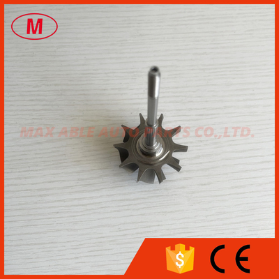 TD04HL 45.65/52mm 5+5 blades 97mm shaft length turbo wheel/ turbine shaft&wheel