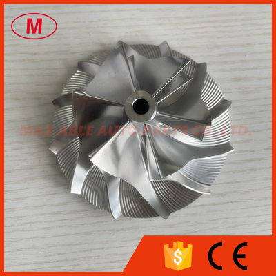 HX40 63.00/99.01mm 6+6 blades Turbocharger milling/aluminum 2618/billet compressor wheel
