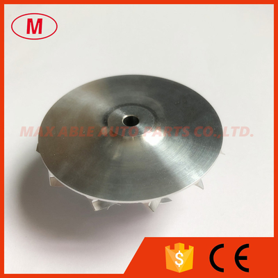 K16 45.78/61.98mm 5324-123-2201 6+6 blades turbo milling/aluminum 2618/Billet compressor wheel for 5324-970-7401