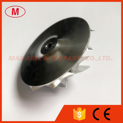 K16 45.78/61.98mm 5324-123-2201 6+6 blades turbo milling/aluminum 2618/Billet compressor wheel for 5324-970-7401
