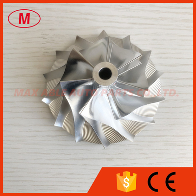 K27 51.73/80.81mm 7+7 blades 5327-123-2223 milling/aluminum 2618/billet compressor wheel for 5326-970-6496/6497