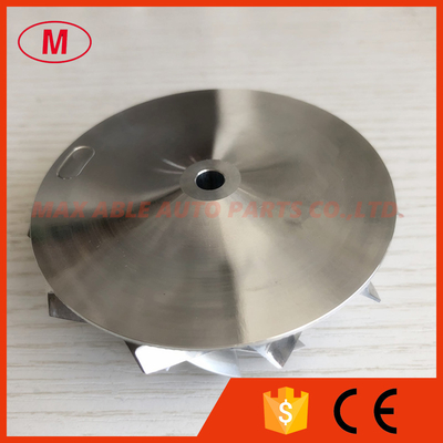 GTX3076 11+0 blades 58.00/76.13mm Bore:6.00 high performance turbo milling/aluminum 2618/billet compressor wheel