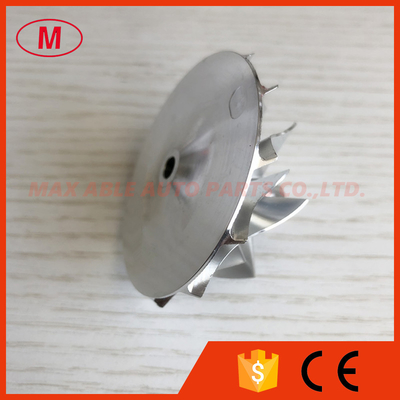 TD04HL 41.58/56.02mm 6+6 blades Turbocharger milling/aluminum 2618/billet compressor wheel for 707114-0001 IVECO