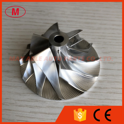 CT26 17291-17010 42.12/64.89mm 6+6 blades Turbo Billet/aluminum 2618/milling compressor wheel for 17201-17010