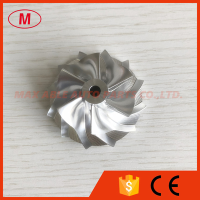 GT15-25 706164-0001 37.84/49.00mm 6+6 blades high performance turbo milling/aluminum 2618/billet compressor wheel