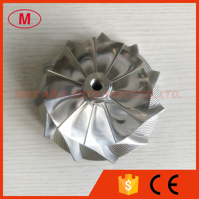 GTX4202 11+0 blades 75.83/102.75mm bore:8.25mm racing turbocharger billet/milling/aluminum 2618 compressor wheel