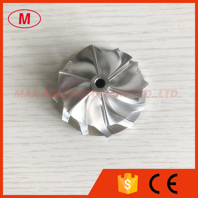 K04 40.64/50.80mm 6+6 blades Turbocharger milling/aluminum 2618 /billet compressor wheel for 5303-970-0048 Forward