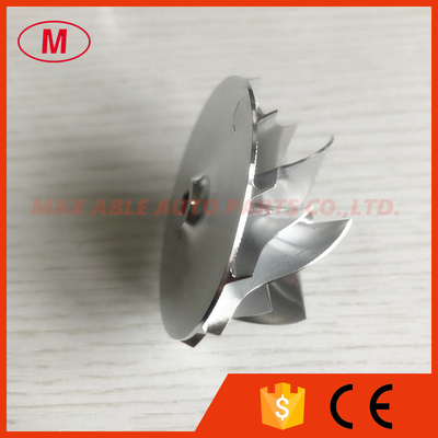 K04 40.64/50.80mm 6+6 blades Turbocharger milling/aluminum 2618 /billet compressor wheel for 5303-970-0048 Forward