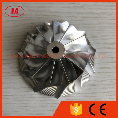 GT3084 reverse 451644-0005 with GT30 bore 11+0blades 61.33/82.00mm Turbo Billet/milling/aluminum 2618 compressor wheel