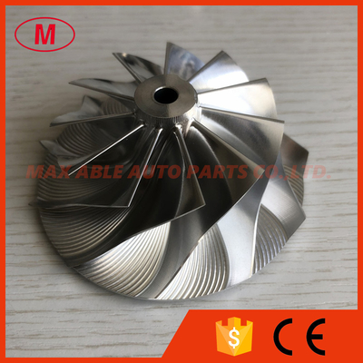 GT3084 reverse 451644-0005 with GT30 bore 11+0blades 61.33/82.00mm Turbo Billet/milling/aluminum 2618 compressor wheel