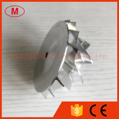 RHF4H 47.87/62.00mm reverse 8+8 blades Point milling turbo turbocharger aluminum 2618/Billet/milling compressor wheel