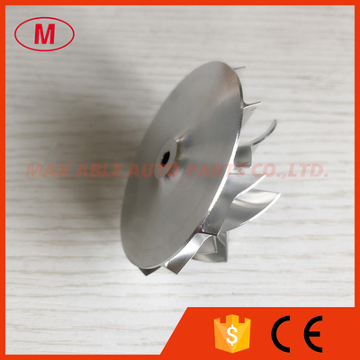 K04 6+6 blades 48.50/61.00mm high performance milling/aluminum 2618/billet compressor wheel