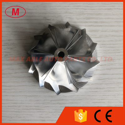 TD05H 61.33/82.00mm 6+6 blades Turbocharger Billet/aluminum 2618/milling compressor wheel