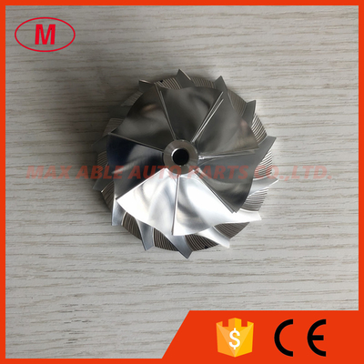 G3037 57.04/76.13mm 452708-0001 7+7 blades performance milling/aluminum 2618/Billet compressor wheel