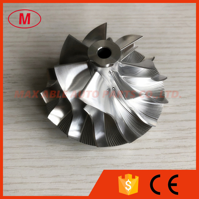 S200 169937 53.25/76.30mm 7+7 blades Turbocharger Billet/milling/aluminum 2618 compressor wheel for DEUTZ 318815 /042593