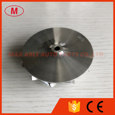 K04 47.15/58.65mm 6+6 blades High performance Turbocharger milling/aluminum 2618/billet compressor wheel