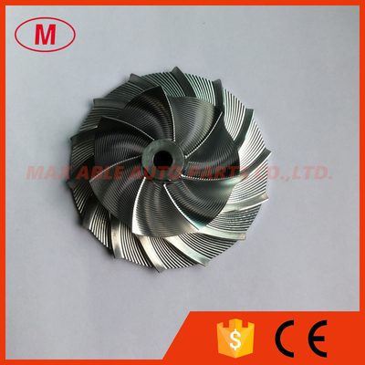 TD05H 52.56/80.00mm 7+7 blades high performance point milling Turbo Billet/milling/aluminum 2618 compressor wheel