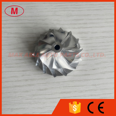 GT15-25 38.58/52.00mm 7+7 blades high performance turbo milling/aluminum 2618 /billet compressor wheel