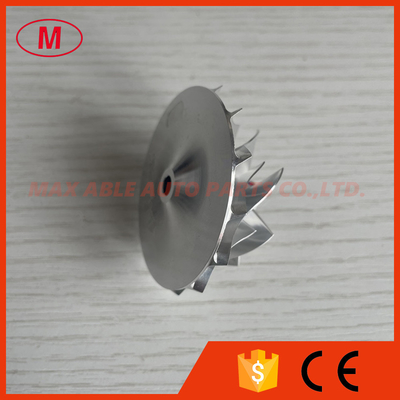 GT15-25 38.58/52.00mm 7+7 blades high performance turbo milling/aluminum 2618 /billet compressor wheel