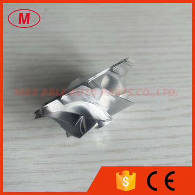 GT15-25 38.58/52.00mm 7+7 blades high performance turbo milling/aluminum 2618 /billet compressor wheel