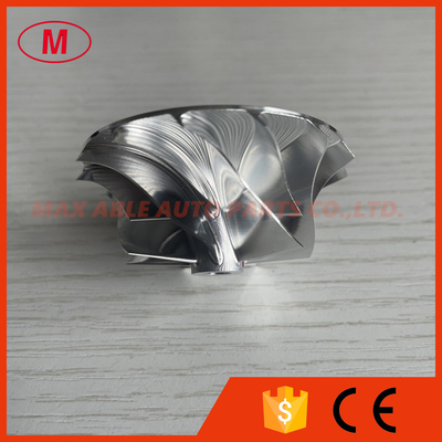 GT15-25 38.58/52.00mm 7+7 blades high performance turbo milling/aluminum 2618 /billet compressor wheel