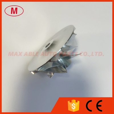 T2 6+6 blades 41.46/55.98mm Turbocharger milling/aluminum 2618/billet compressor wheel  for 704136-0003
