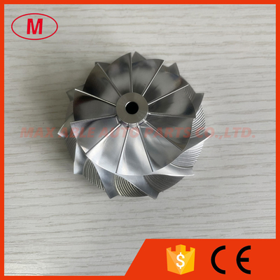 GT15-25 53.11/70.98mm 11+0 blades turbo milling/aluminum 2618/billet compressor wheel