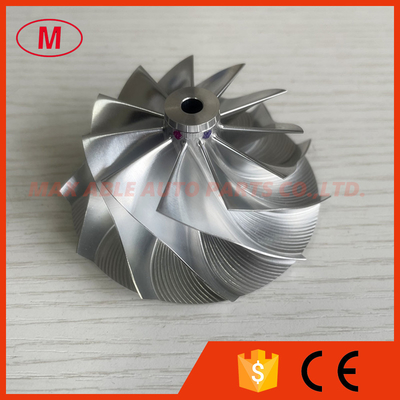 GT15-25 53.11/70.98mm 11+0 blades turbo milling/aluminum 2618/billet compressor wheel