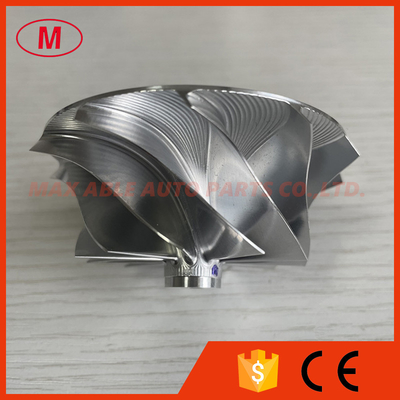 GT15-25 53.11/70.98mm 11+0 blades turbo milling/aluminum 2618/billet compressor wheel